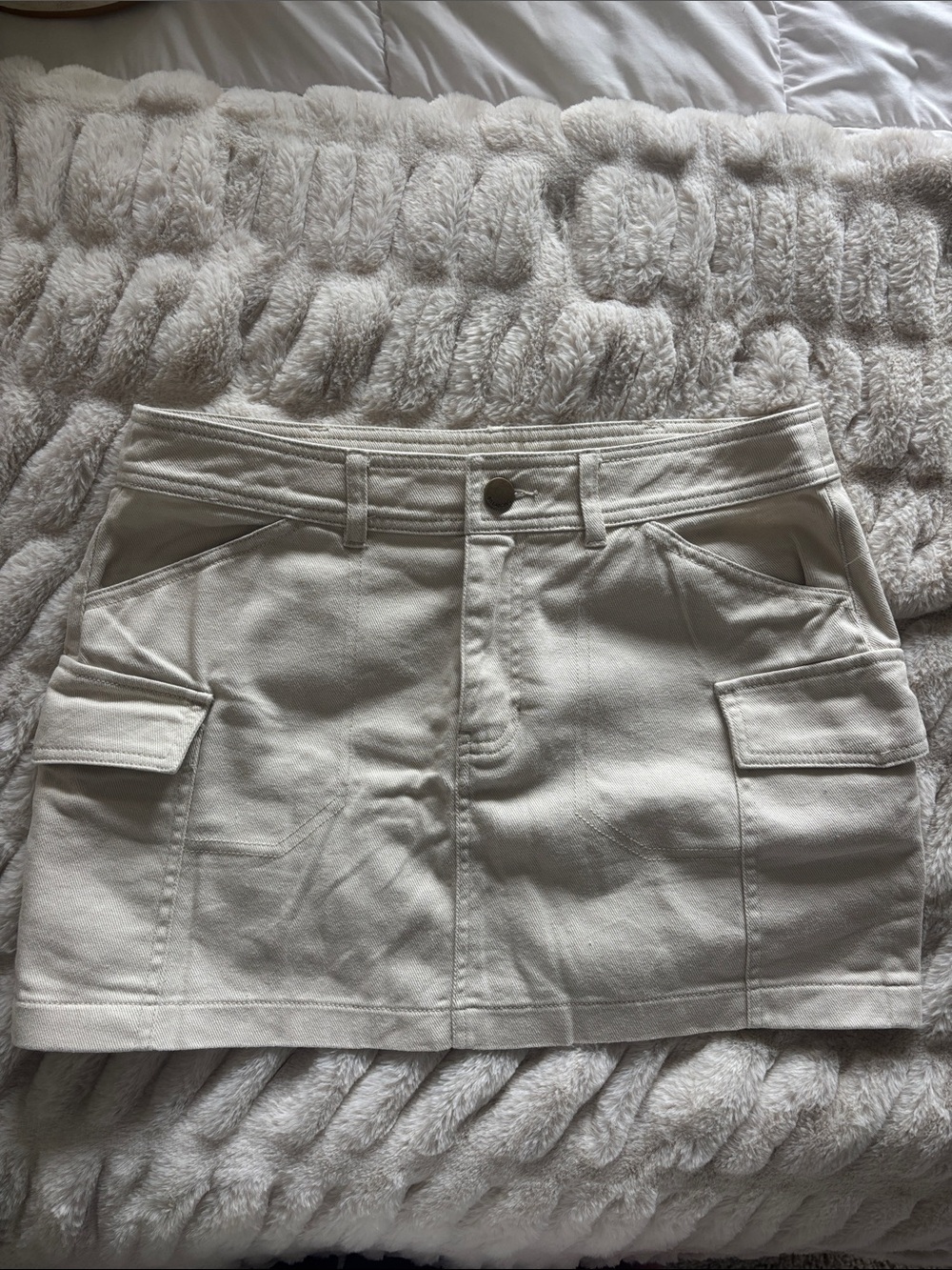 Women's Billabong Denim Cream Skirt